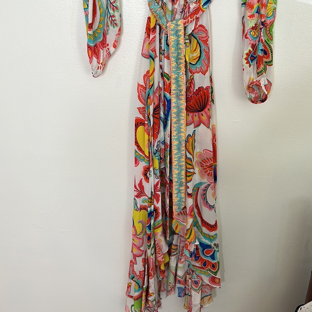 TAJ by Sabrina Crippa Multicolor Floral Maxi Dress - Picture 6 of 8